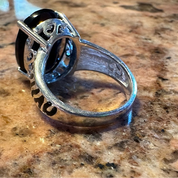 David Sigal black agate ring - Picture 5 of 8